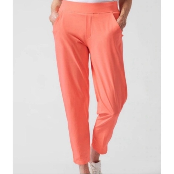 Athleta Pants Brooklyn Ankle Sunset Glow Size 2 - Picture 1 of 8